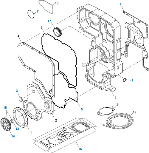 Timing cover gasket outlet replacement cost