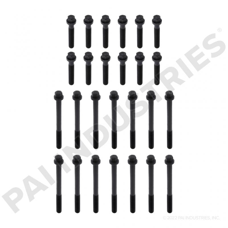 PAI 040068 HEAD BOLT KIT FOR CUMMINS 6C ISC / ISL ENGINES (3917729, 3917728)