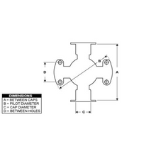 Cargar imagen en el visor de la galería, PAI JUJ-6933 MACK 2104-5326X UNIVERSAL JOINT (1880) (DANA 5-326X-1) (OEM)