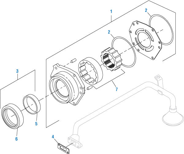 PAI Industries - International Engine Oil Pump - DT-466 (Early to 1993) | woodineparts.com