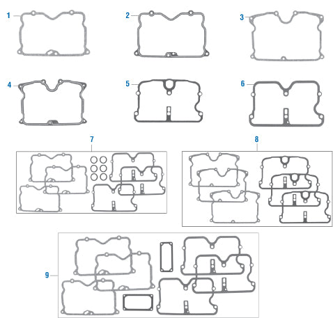 PAI - Cummins Engine Rocker Covers and Rocker Box Gasket Sets - 855 Series | woodlineparts.com