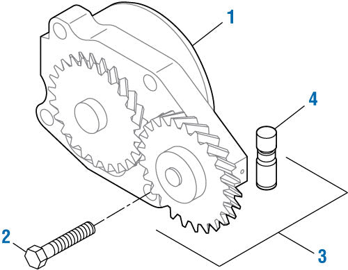 PAI 141310 CUMMINS 4941464 LUBRICATING OIL PUMP (6C / ISC / ISL) (5449240)