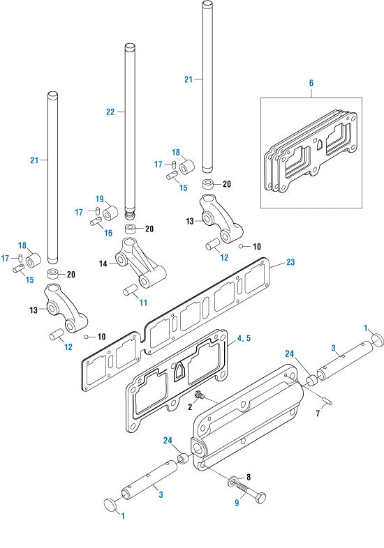 PAI - Cummins Engine Cam Follower Housings Components - 855 Series | woodlineparts.com