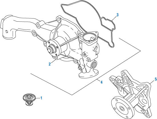 PAI 481828 NAVISTAR 1845804C2 THERMOSTAT (192F) (7.3 / 444 / DT466E / DT530E)