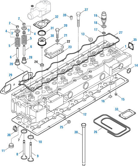 PAI Industries - Caterpillar Engine
Cylinder Head - 3300 Series | woodlineparts.com