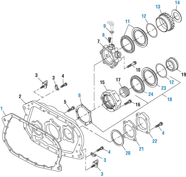 PAI Industries - Drive Train
Auxiliary Housing Components - FR/FRO 14210, 15210, 16210, 18210 | woodlineparts.com