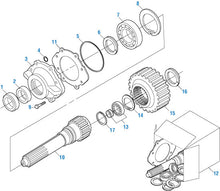 Load image into Gallery viewer, PAI Industries - Drive Train
Input Shaft Components - T2080B | woodlineparts.com