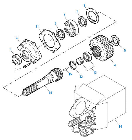 PAI Industries - Drive Train
Input Shaft - T310M | woodlineparts.com