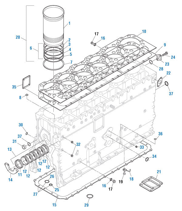 PAI Industries - Caterpillar Engine
Cylinder Block - 3400 Series | woodlineparts.com