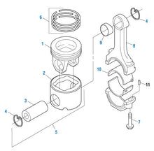 Cargar imagen en el visor de la galería, PAI Industries - Caterpillar Engine
3406C - Two Piece Pistons, Rod Bearings and Ring Sets - 3400 Series | woodlineparts.com