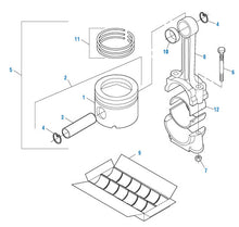 Charger l&#39;image dans la galerie, PAI Industries - Caterpillar Engine
3400 - One Piece Piston, Rod Bearings and Ring Sets - 3400 Series | woodlineparts.com