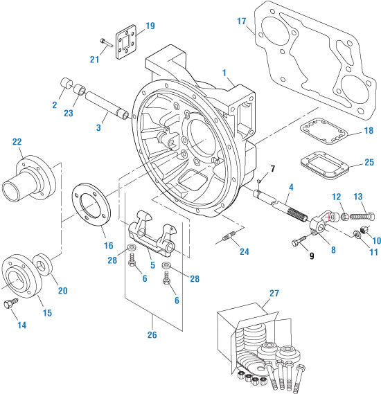 PAI Industries - Drive Train
Fuller Bell Housing Components - Fuller Transmission | woodlineparts.com