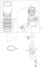 Load image into Gallery viewer, PAI Industries - Cummins Engine Piston Kits, Pistons, Rod Bearings and Ring Sets - K Series | woodlineparts.com