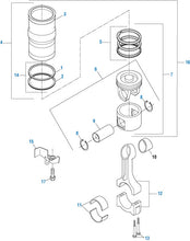 Load image into Gallery viewer, PAI Industries - Cummins Engine
Two Piece Piston - ISX Series | woodlineparts.com