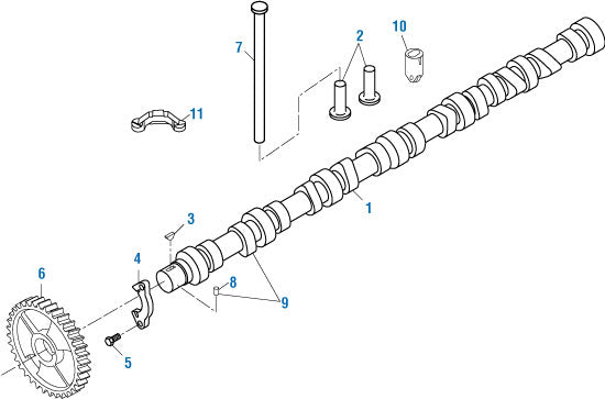 PAI Industries - Cummins Engine
Camshaft - 6C/ 8.3/ISC / ISL / ISL9 Series | woodlineparts.com