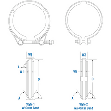 Load image into Gallery viewer, PAI 042043OEM CUMMINS 2880212 V-BAND CLAMP (5-1/4&quot; DIAMETER) (OEM)