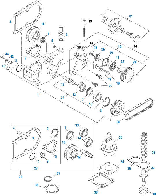 PAI - Cummins Engine With Idler - 88NT - 855 Series | woodlineparts.com