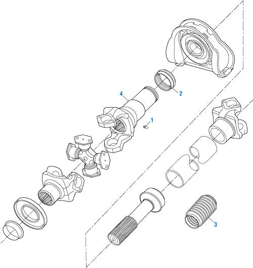 PAI Industries - Drive Train Propeller Shaft - Driveshaft | woodlineparts.com