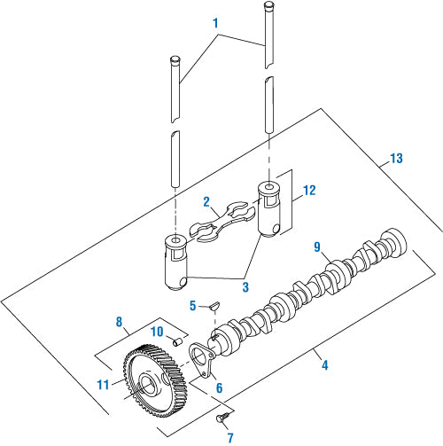 PAI Industries - International Engine
Camshaft - DT-466E / DT-570 (2004 & Up) | woodlineparts.com