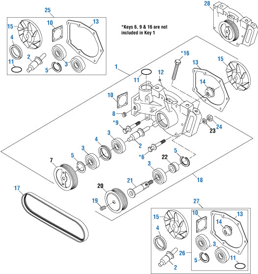 PAI Industries - Cummins Engine
With Idler - Big Cam I,II,III, and Early Big Cam IV - Vented and Non-Vented - 855 Series | woodlineparts.com