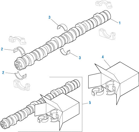 PAI - Volvo / Renault Engine Components Camshaft - Volvo D11 / D13 | woodlineparts.com