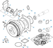 Load image into Gallery viewer, PAI 381809 CATERPILLAR 2243238 WATER PUMP ASSEMBLY (C15 ACERT) (USA)