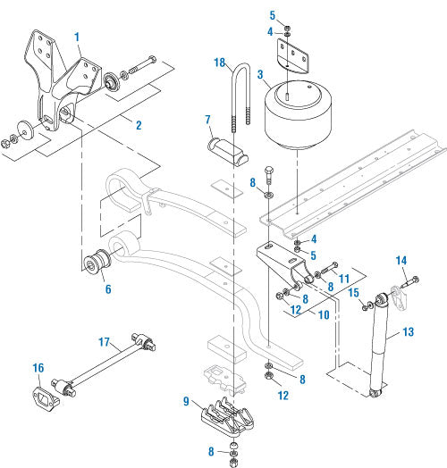 PAI Industries - Chassis Suspension
Comfort Air - Rear Suspension | woodlineparts.com