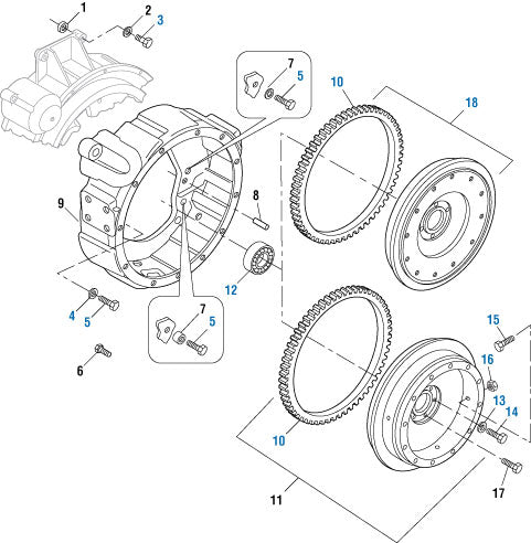 PAI | Flywheel Assembly  - Engine - E6 Series