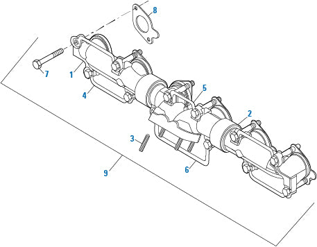 PAI Industries - Caterpillar Engine Exhaust Manifold - 3100 / C7 Series | woodineparts.com