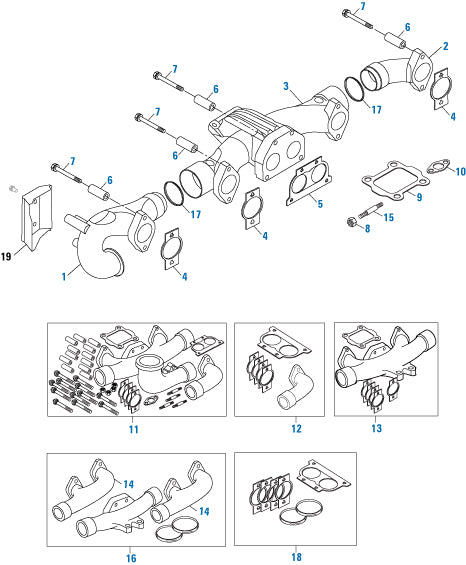 PAI Industries - Cummins Engine
Exhaust Manifold w/ EGR - ISX Series | woodlineparts.com