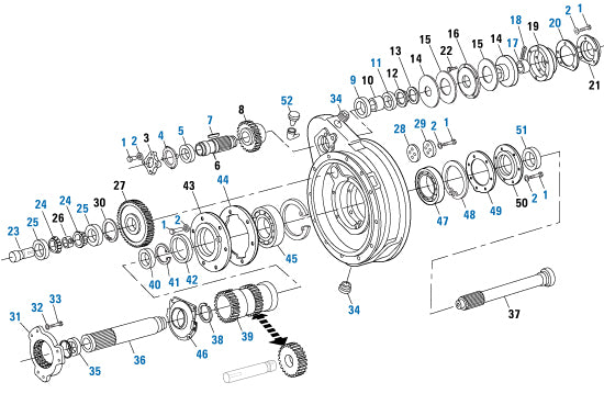 PAI Industries - Web Electronic Flywheel PTO Components - Mack Transmission | woodlineparts.com