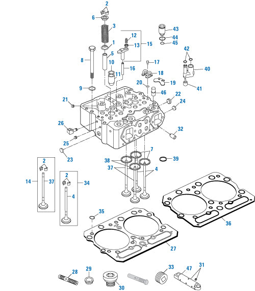 PACK OF 6 PAI 121195 CUMMINS 3007759 / MACK 85103703 O-RING (1.239" ID) (USA)