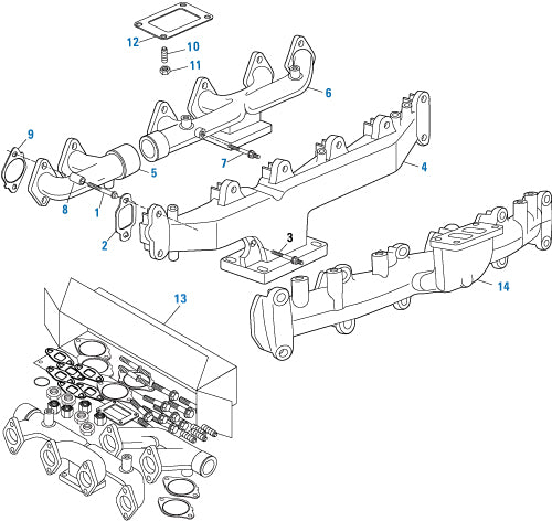 PAI Industries - Cummins Engine
Exhaust Manifold - 6B Series | woodlineparts.com