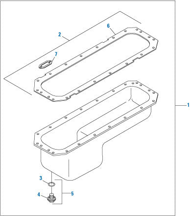 PAI Industries - International Engine Oil Pan Kit and Components - DT-466E / DT-530E (2000-2003) | woodlineparts.com