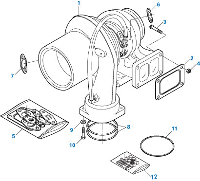 PAI Industries - Caterpillar Engine
Turbocharger - 3406E / C15 / C16 / C18 Series | woodlineparts.com