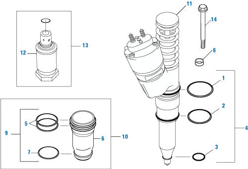 PAI Industries - Caterpillar Engine Fuel Injection Components - 3406E / C15 / C16 / C18 Series | woodlineparts.com