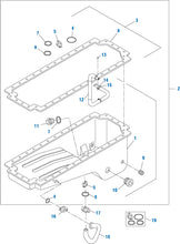 Load image into Gallery viewer, PAI 141281 CUMMINS 3031959 OIL PAN KIT (855 / N14) (44 QT) (REAR SUMP)