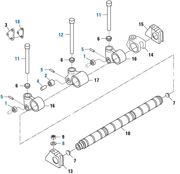 PAI - Cummins Engine Cam Follower Housings Components - L10 / M11 / ISM / QSM Series | woodlineparts.com