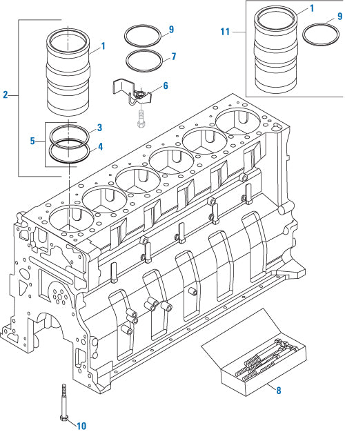 PAI Industries - Cummins Engine
Cylinder Block Components - ISX Series | woodlineparts.com