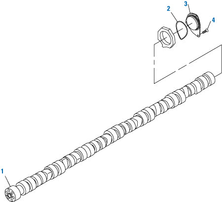 PAI - Caterpillar Engine Camshaft - 3406E / C15 / C16 / C18 Series | woodlineparts.com