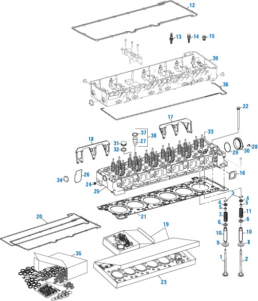 PAI - Detroit Diesel Engine Cylinder Head - DD15 | woodineparts.com