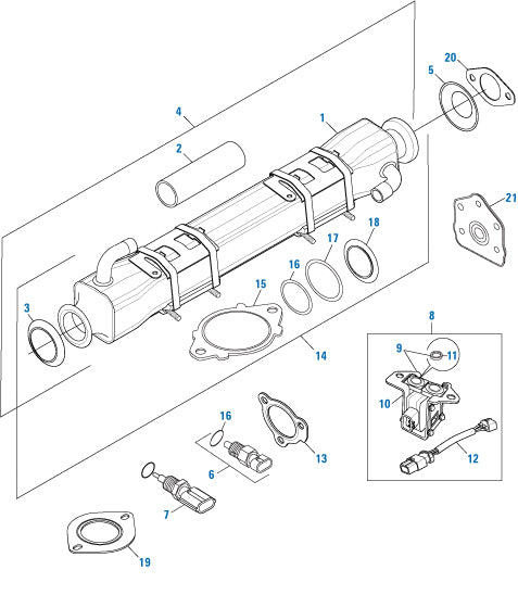 PAI Industries - Cummins Engine
EGR Cooler - ISB / QSB Series | woodlineparts.com