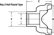 Load image into Gallery viewer, PAI Industries - Drive Train
Splined Drive Yoke Reference Chart  - Driveshaft | woodlineparts.com