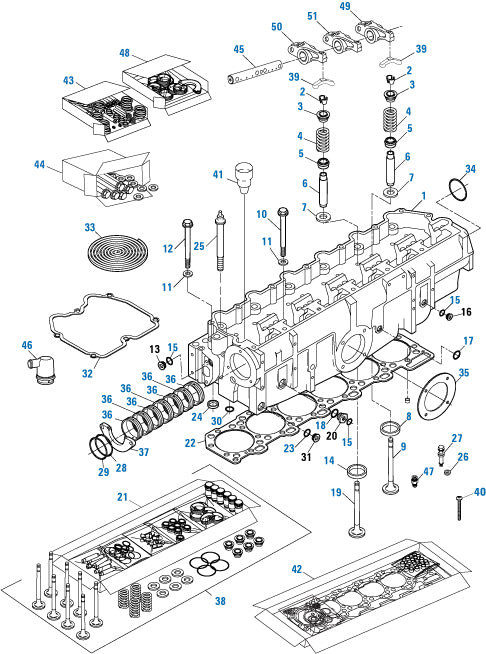 PAI Industries - Caterpillar Engine
Cylinder Head - 3406E / C15 / C16 / C18 Series | woodlineparts.com