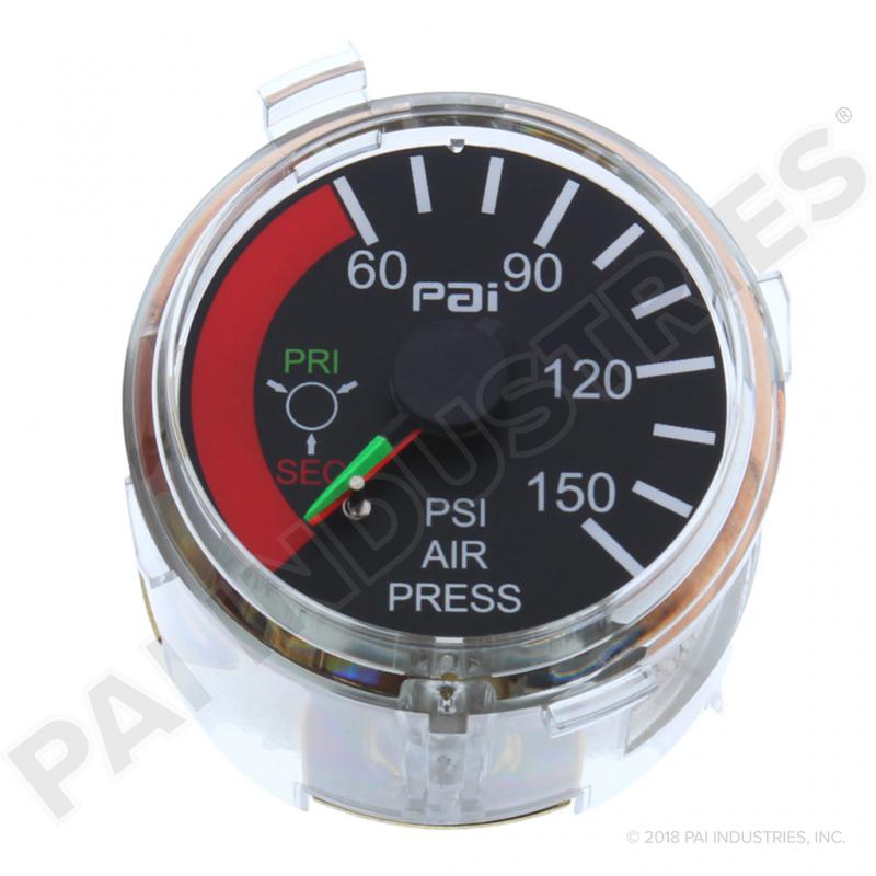 PAI 803460 MACK 7MT253M DUAL AIR PRESSURE GAUGE (CH / CL / CX) (25167660)