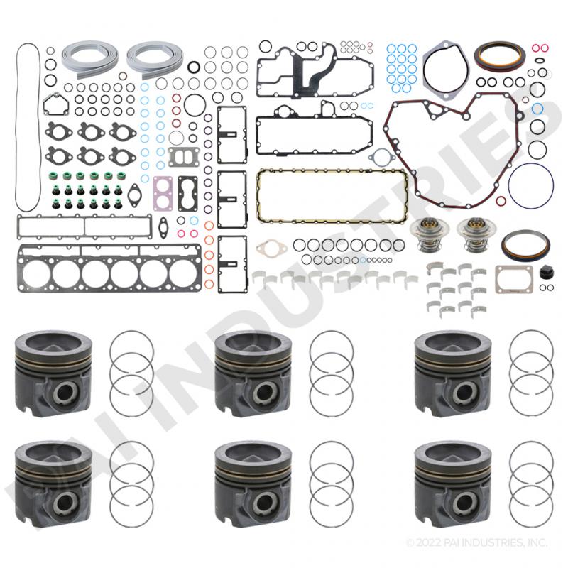 PAI C70102-017 ENGINE OVERHAUL KIT FOR CATERPILLAR C7 (STD / STD)