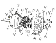 Load image into Gallery viewer, JABSCO® 92601-6002 BEARING FRONT / REAR HY-LINE 3 SIZE