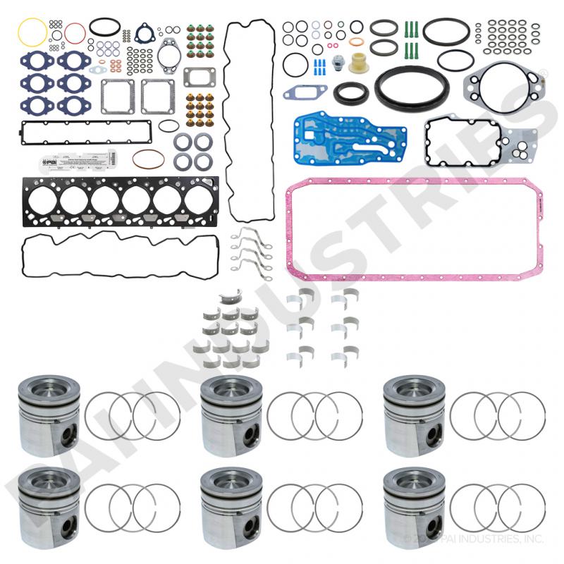 PAI ISB607-226 CUMMINS ENGINE OVERHAUL KIT (ISB6) (.50MM) (STD / STD)