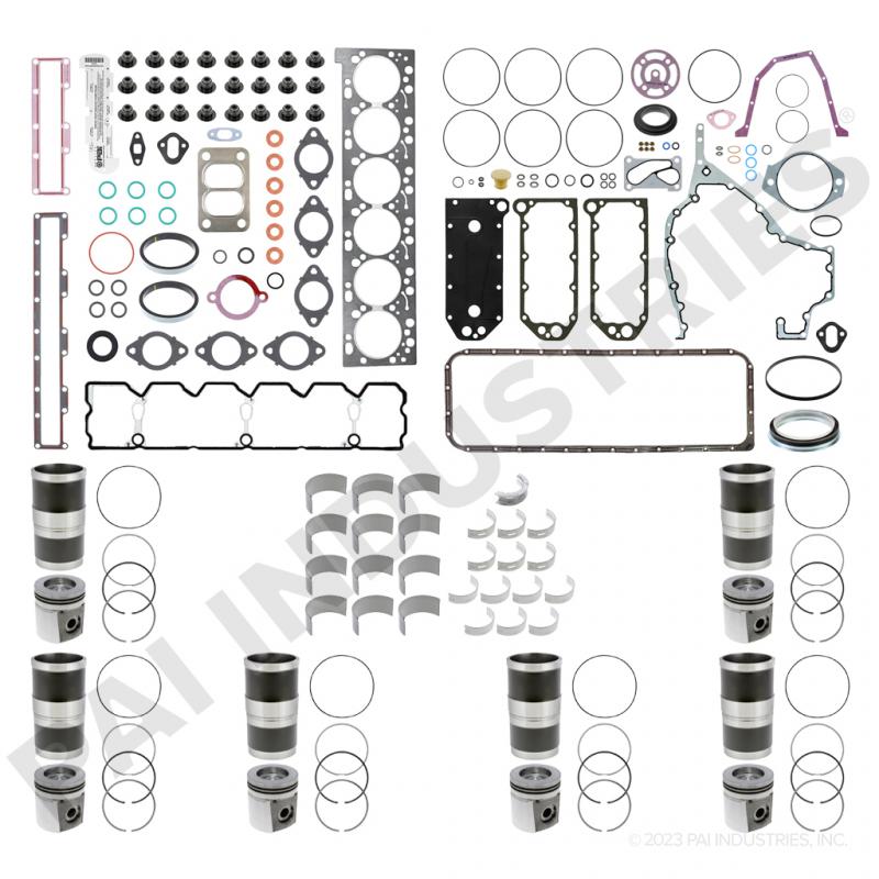 PAI ISC102-001 CUMMINS ENGINE OVERHAUL KIT (6C / ISC) (STD / STD)