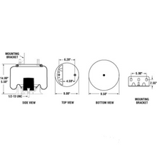 Charger l&#39;image dans la galerie, PAI 750307 OEM HENDRICKSON 60929-002 SUSPENSION AIR SPRING (8816) (USA)